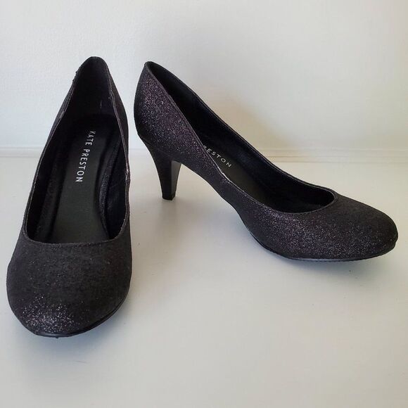 Kate Preston Dorothy glitter heels - Picture 1 of 6